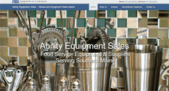 Desktop Screenshot of abilityequipmentsales.com